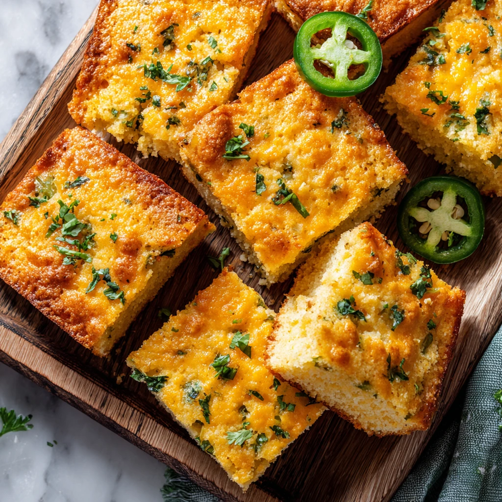 Cheddar Jalapeño Cornbread