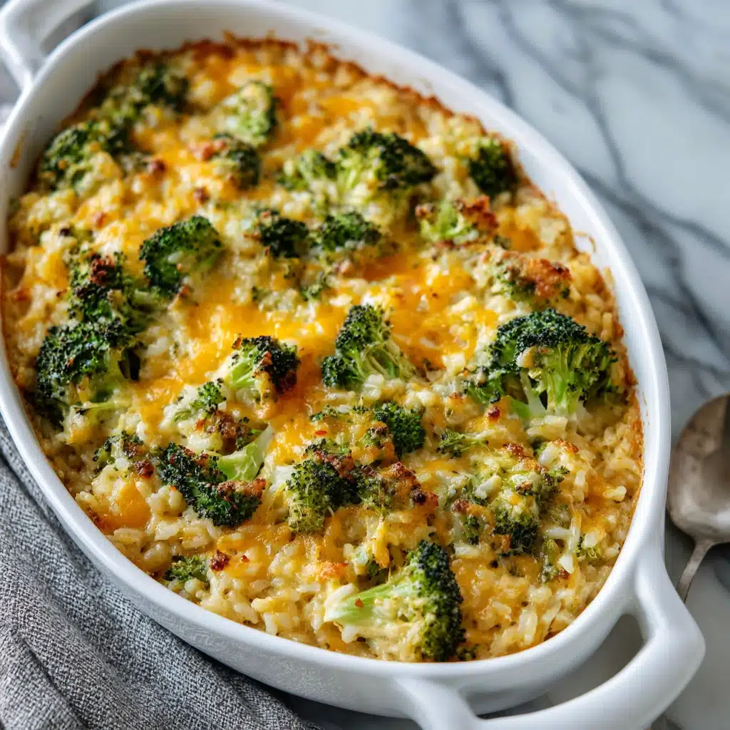 Cheesy Broccoli Rice Casserole