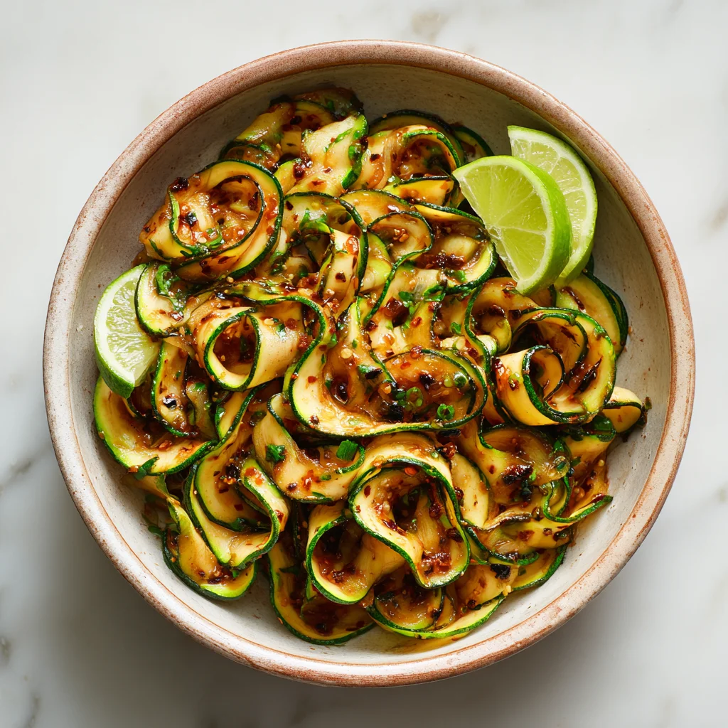 Chipotle-Lime Zucchini Ribbons