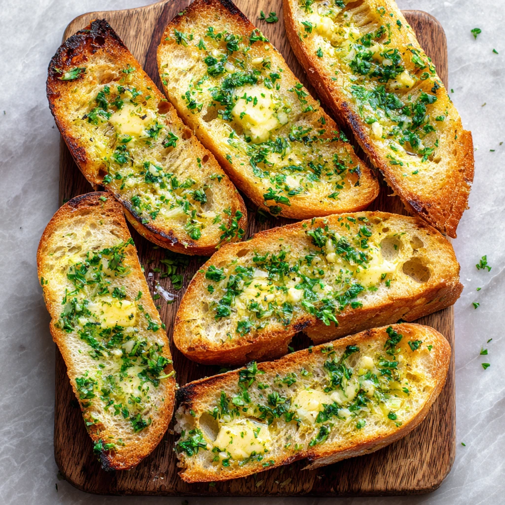 Crusty Garlic French Bread