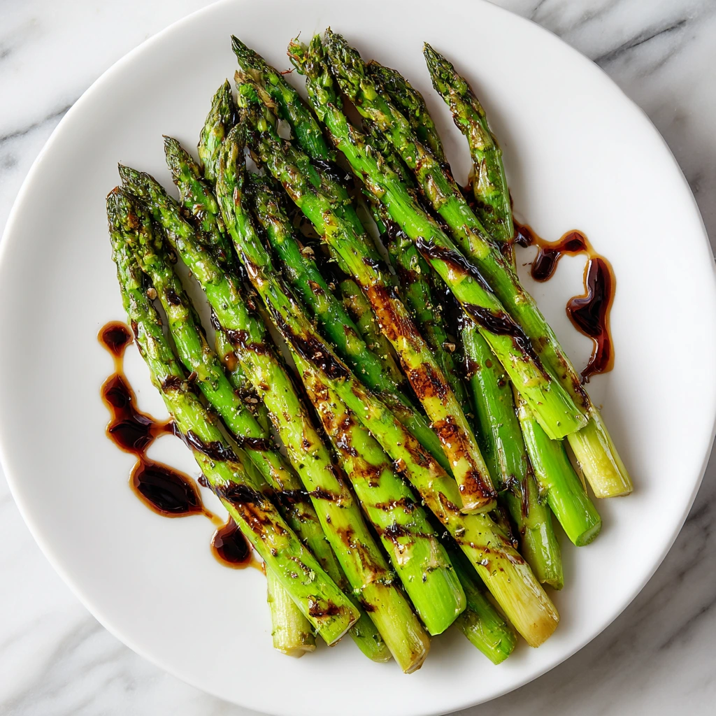 Grilled Asparagus with Balsamic Glaze