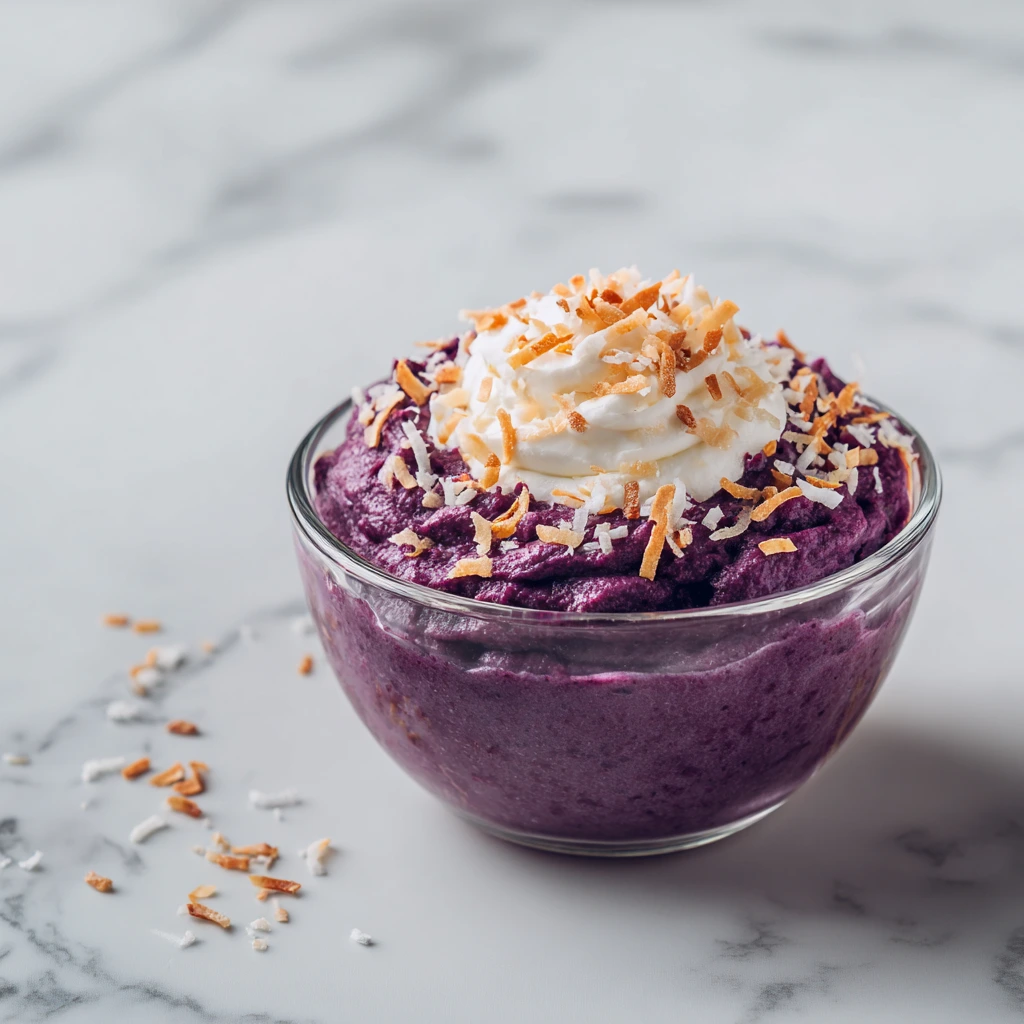 Kōʻelepālau (Sweet Potato Coconut Pudding)
