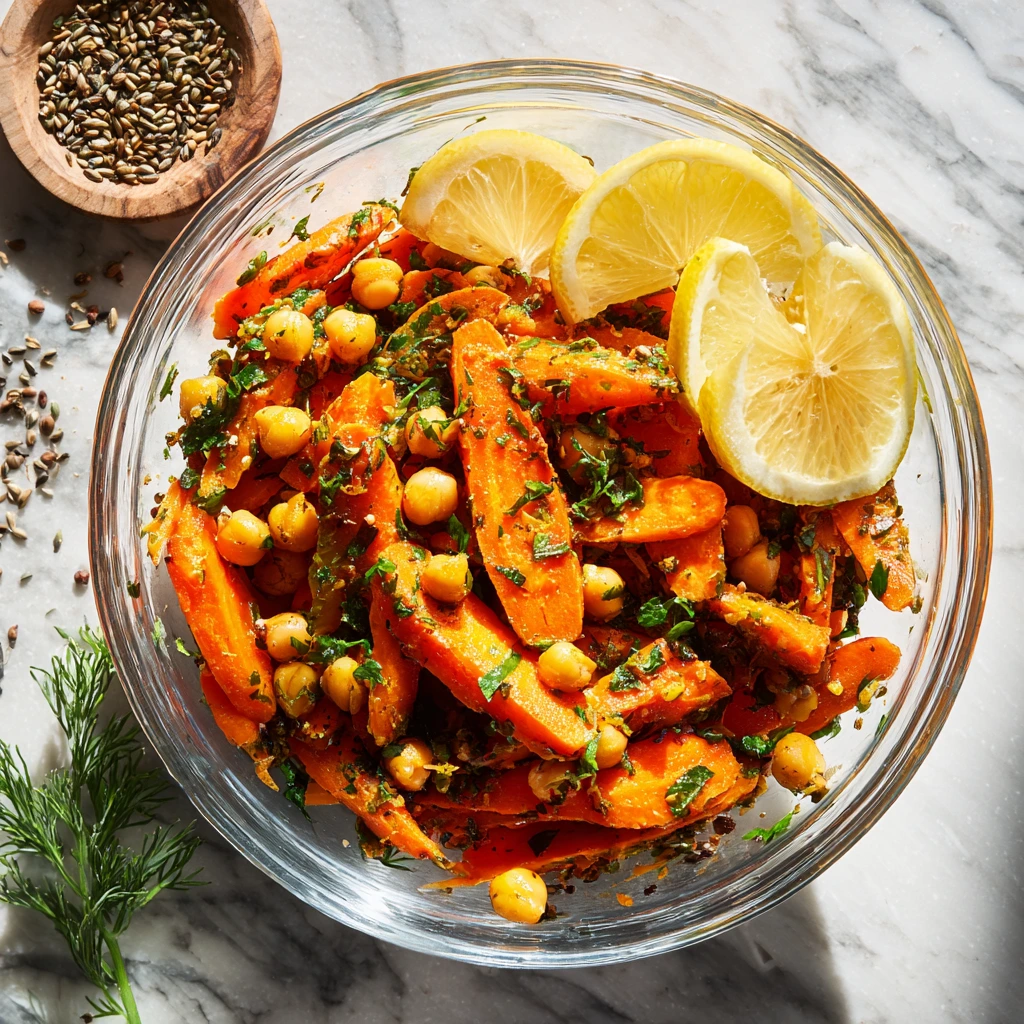 Moroccan-Style Carrot & Chickpea Salad