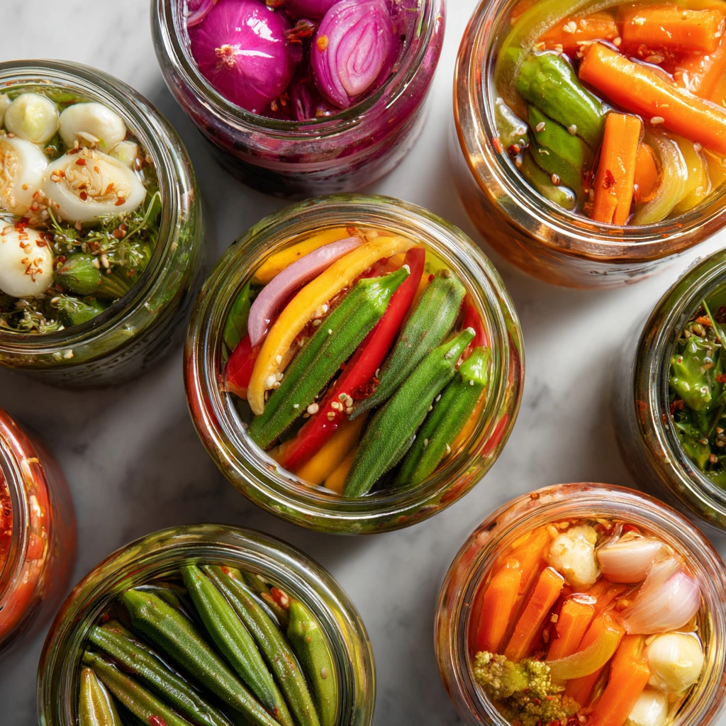 Pickled Vegetables or Okra