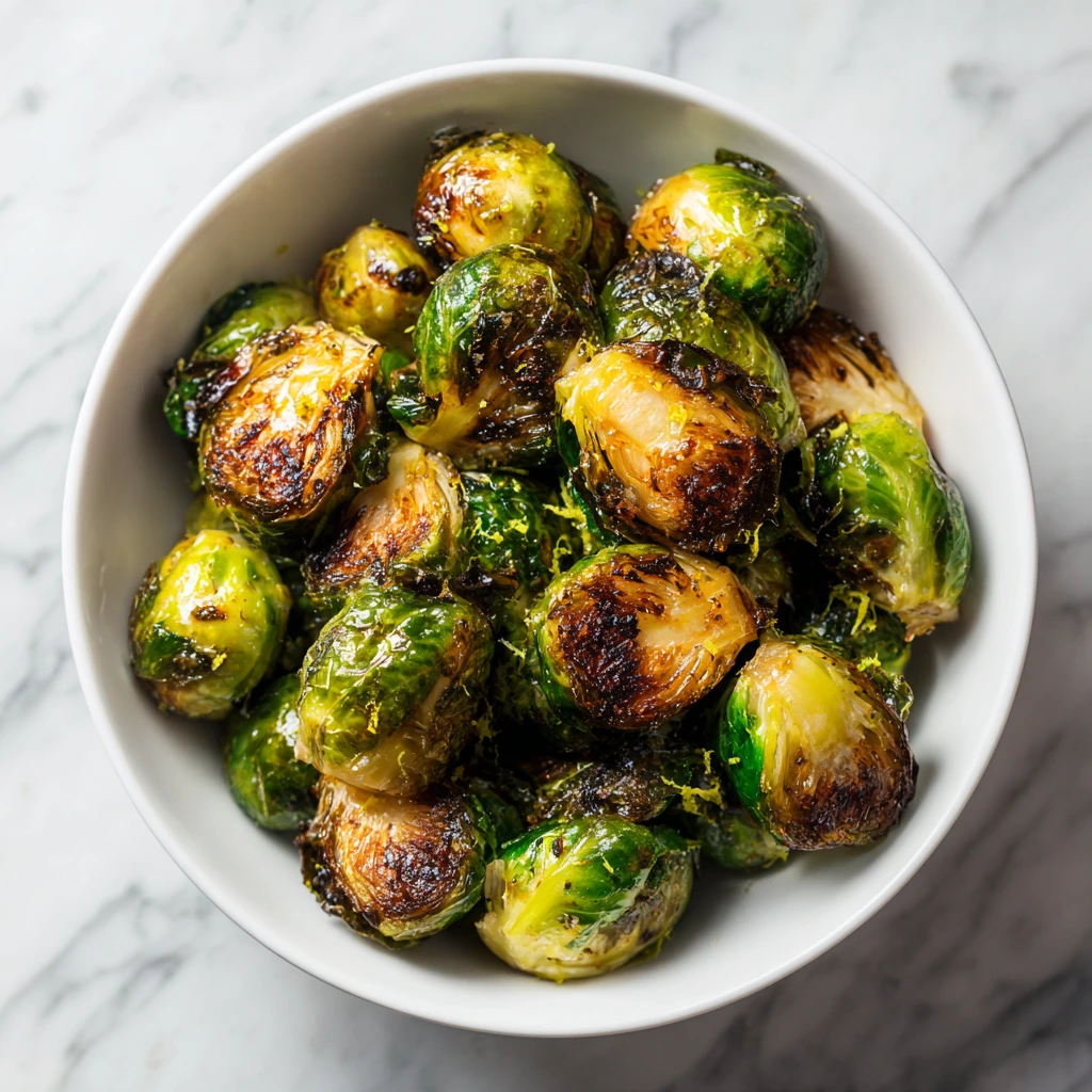 Roasted Brussels Sprouts with Lemon