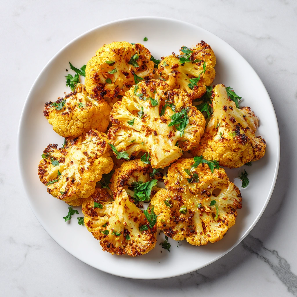 Spicy Roasted Cauliflower