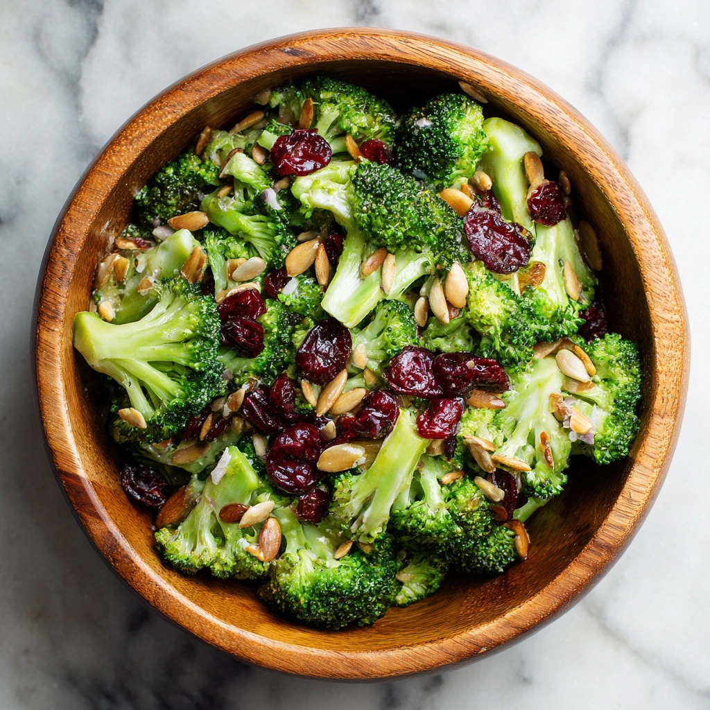Broccoli Salad with Sunflower Seeds