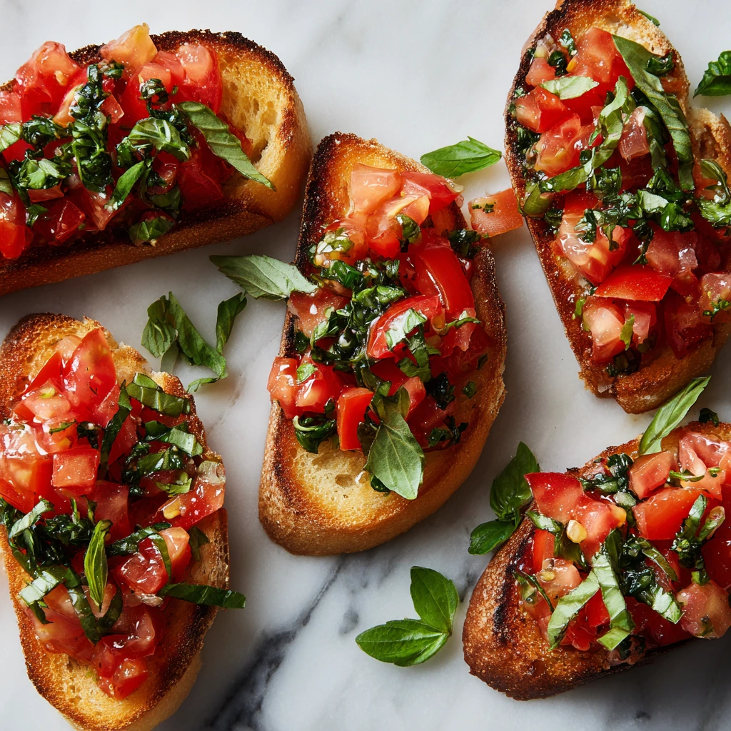 Bruschetta with Tomato & Basil