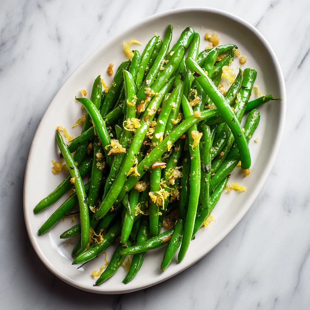 Lemon-Garlic Green Beans