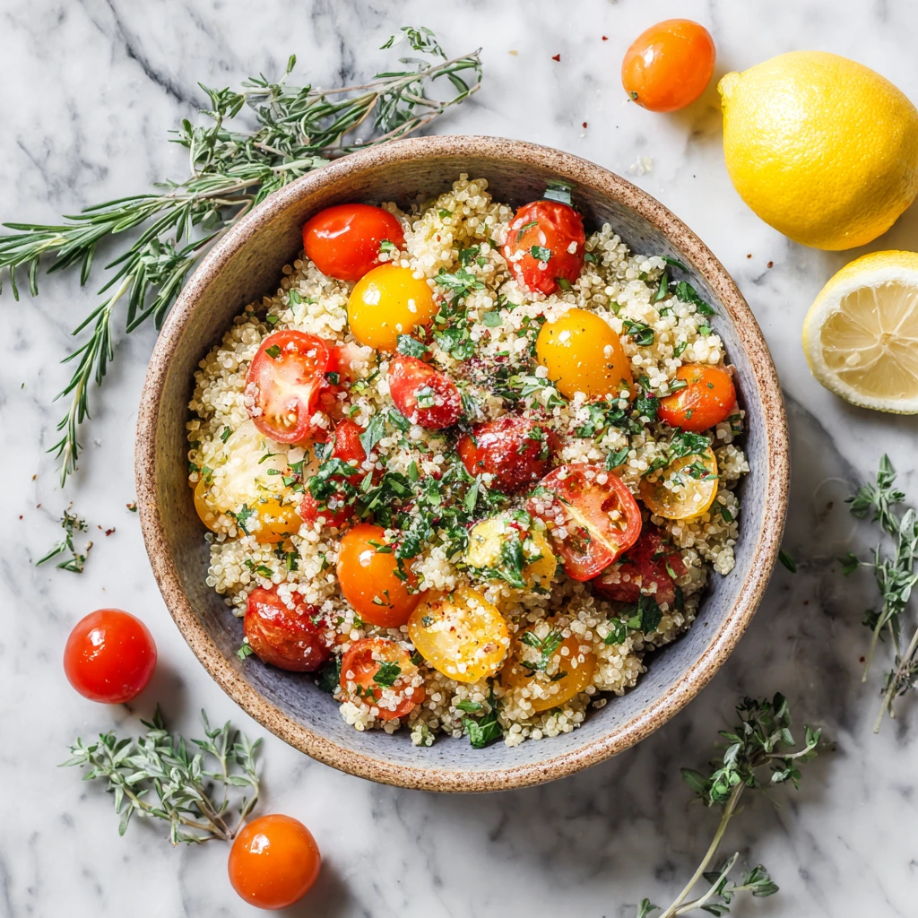 Lemon Herb Quinoa Salad