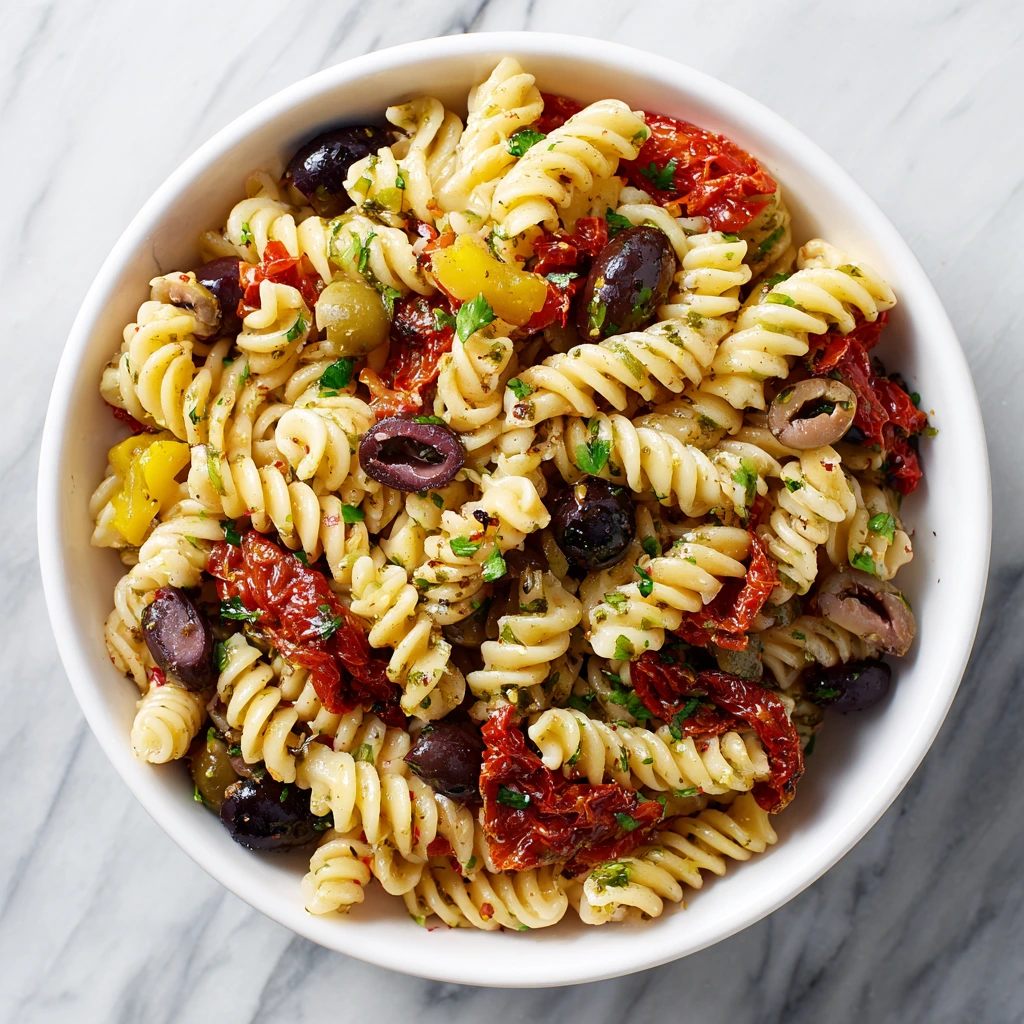 Olive & Sun‑Dried Tomato Pasta Salad