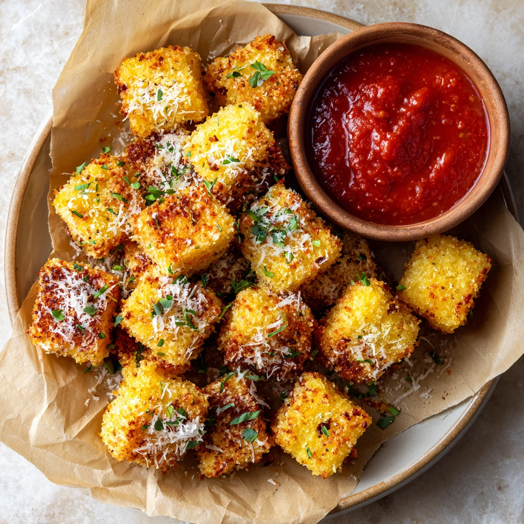 Parmesan Polenta Bites