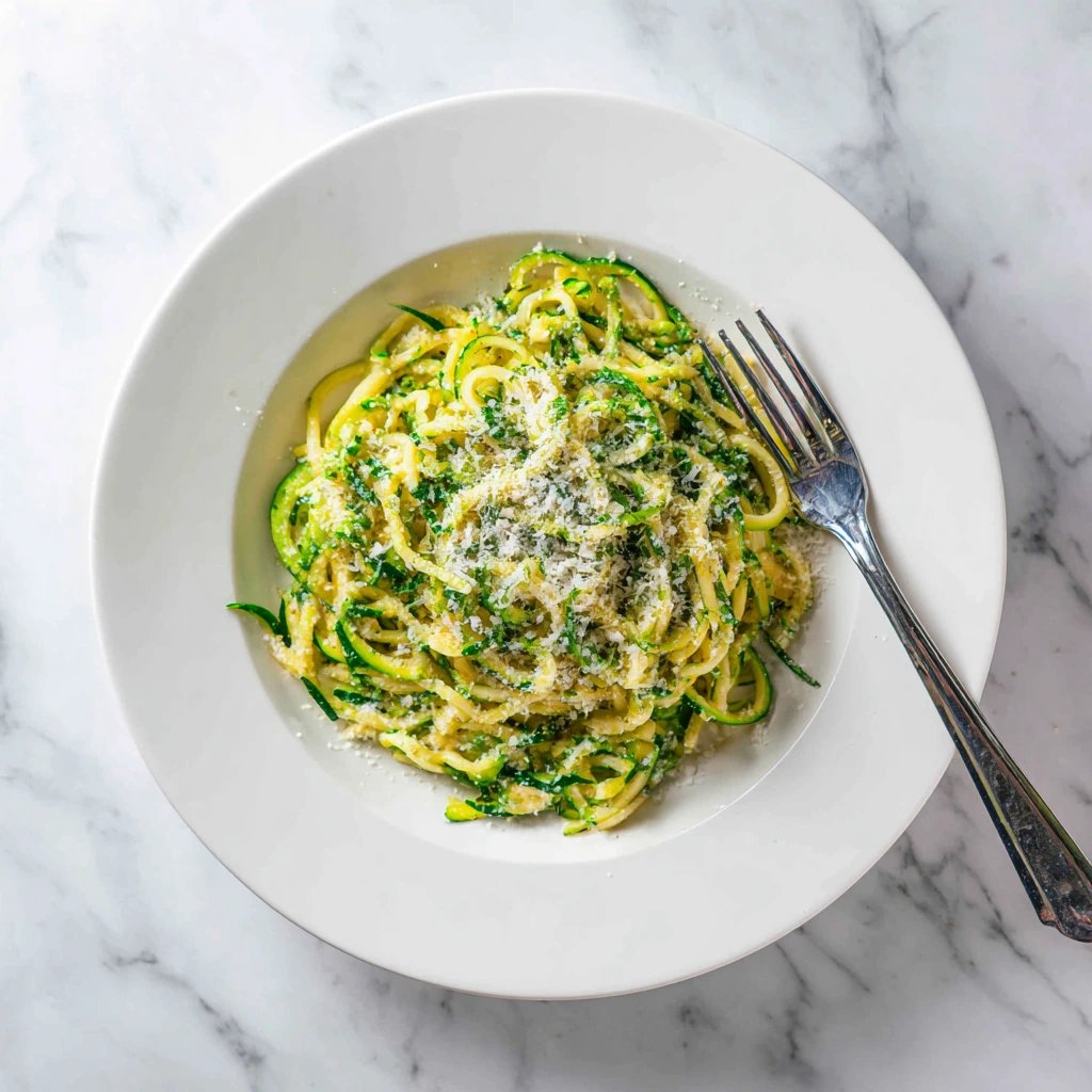 Parmesan Zucchini Noodles
