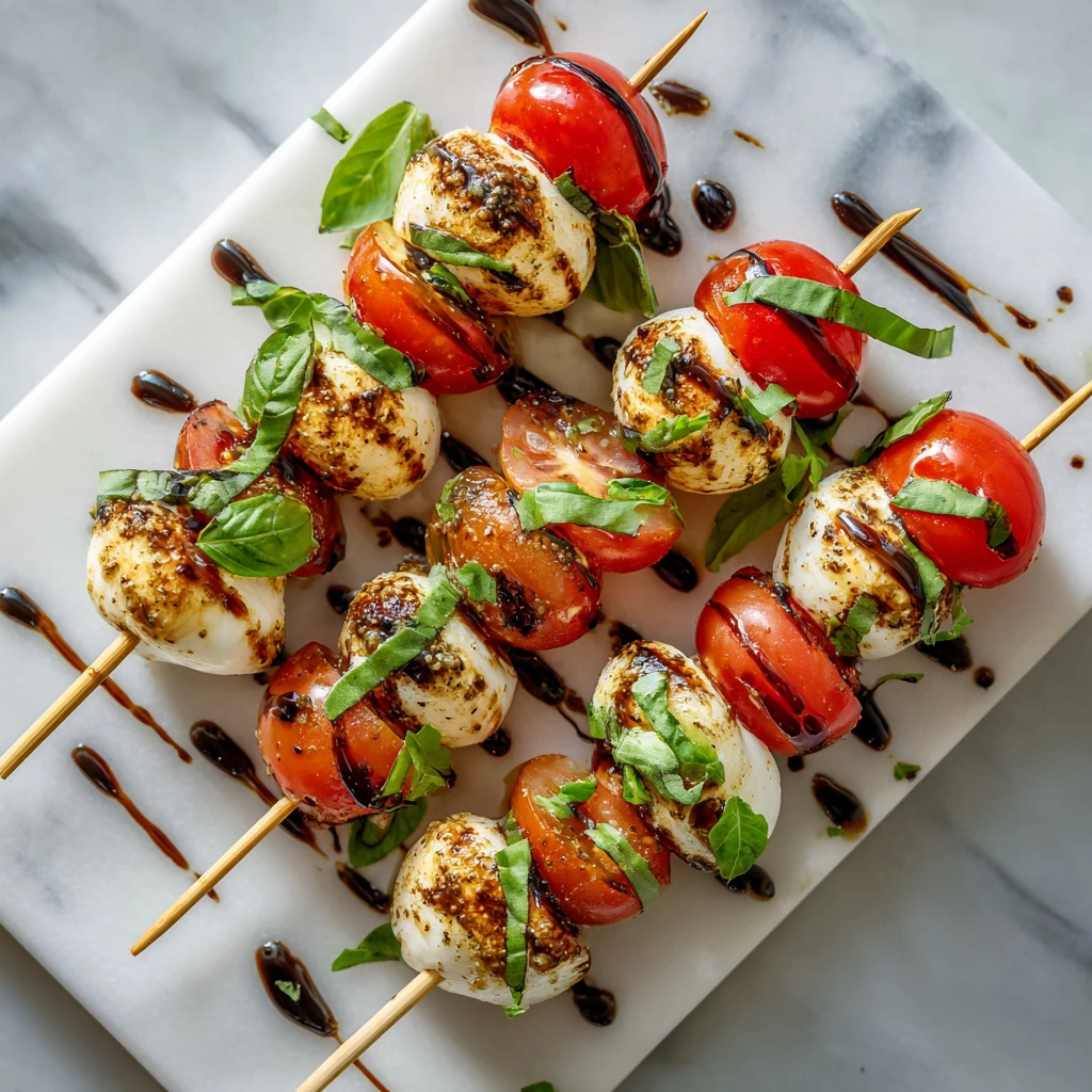 Simple Caprese Skewers