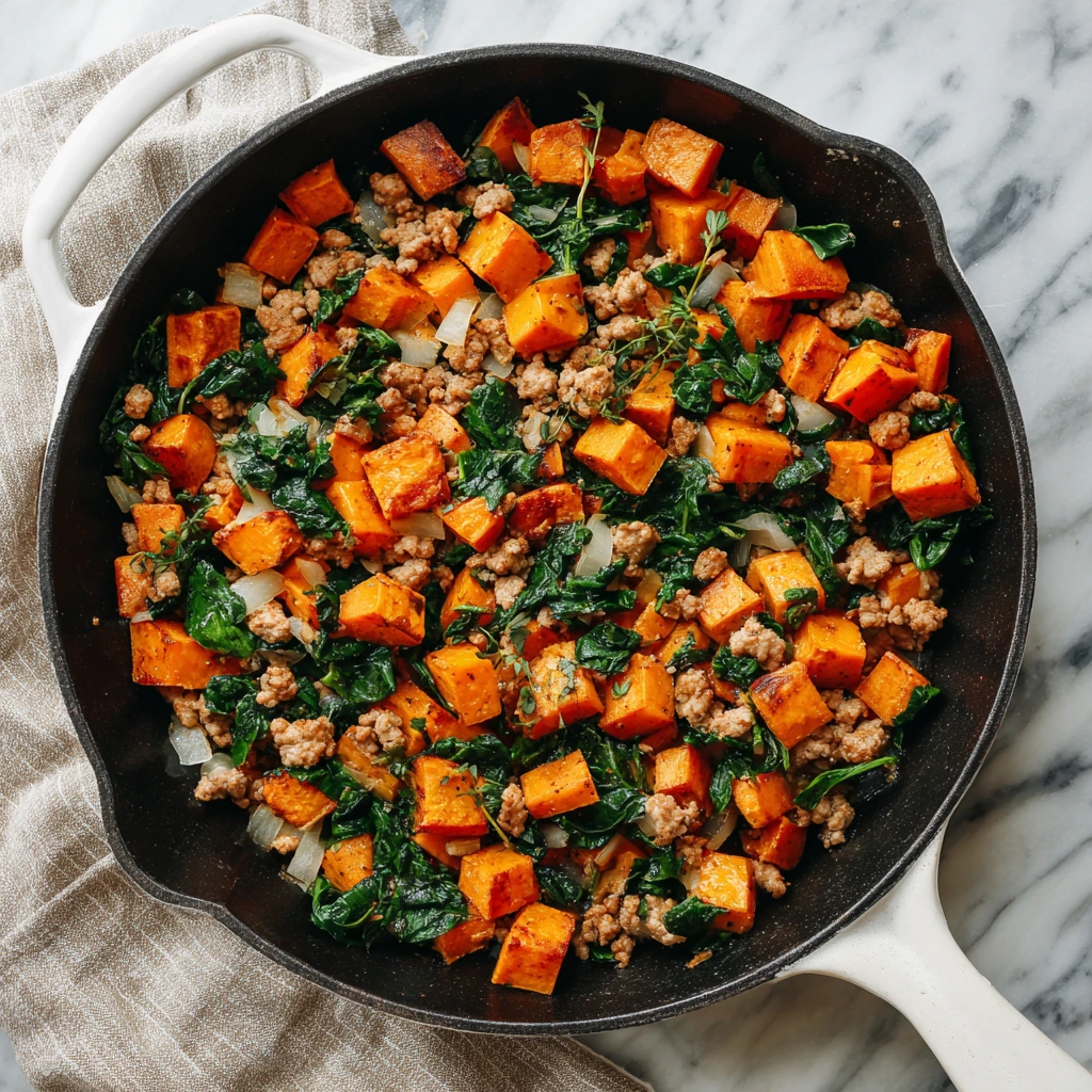 Sweet Potato & Turkey Skillet