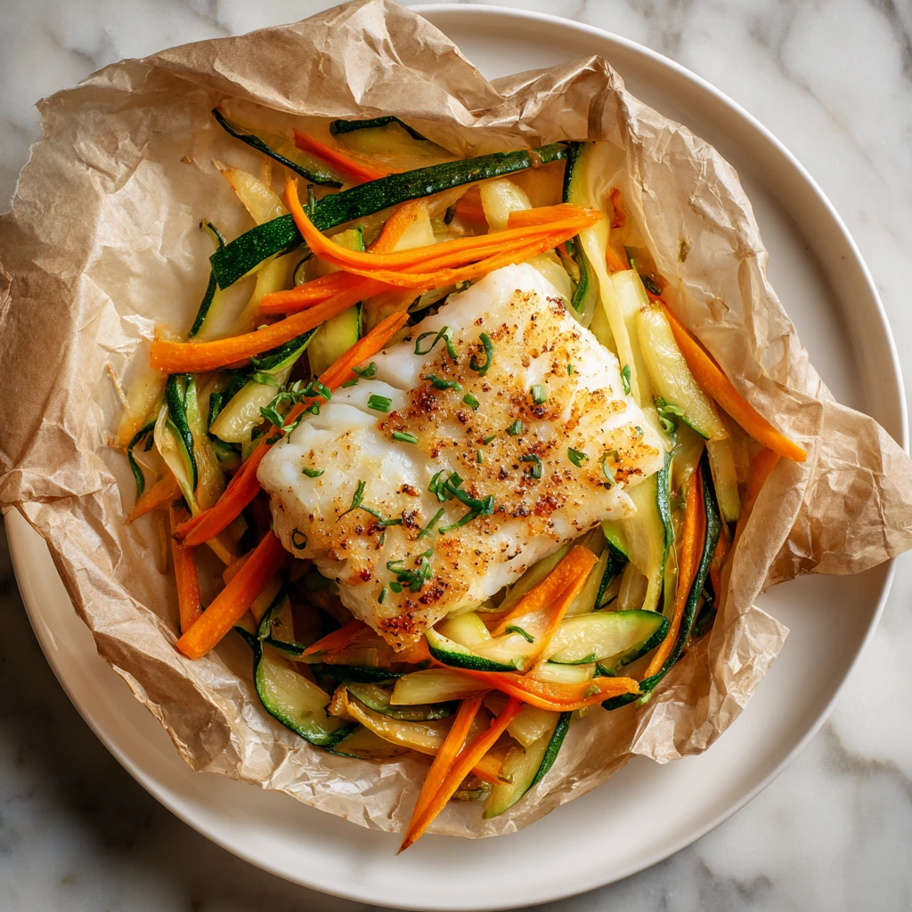 White Fish en Papillote