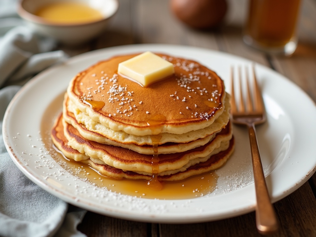 American Pancake Recipe Final Plate
