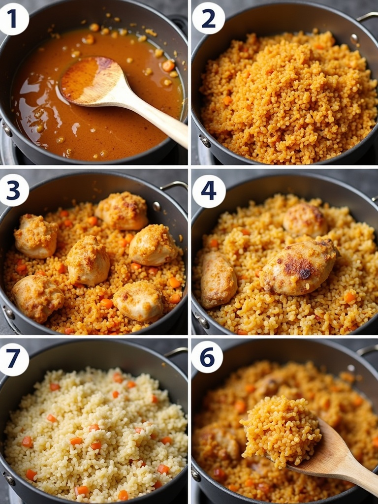 chicken biryani recipe steps