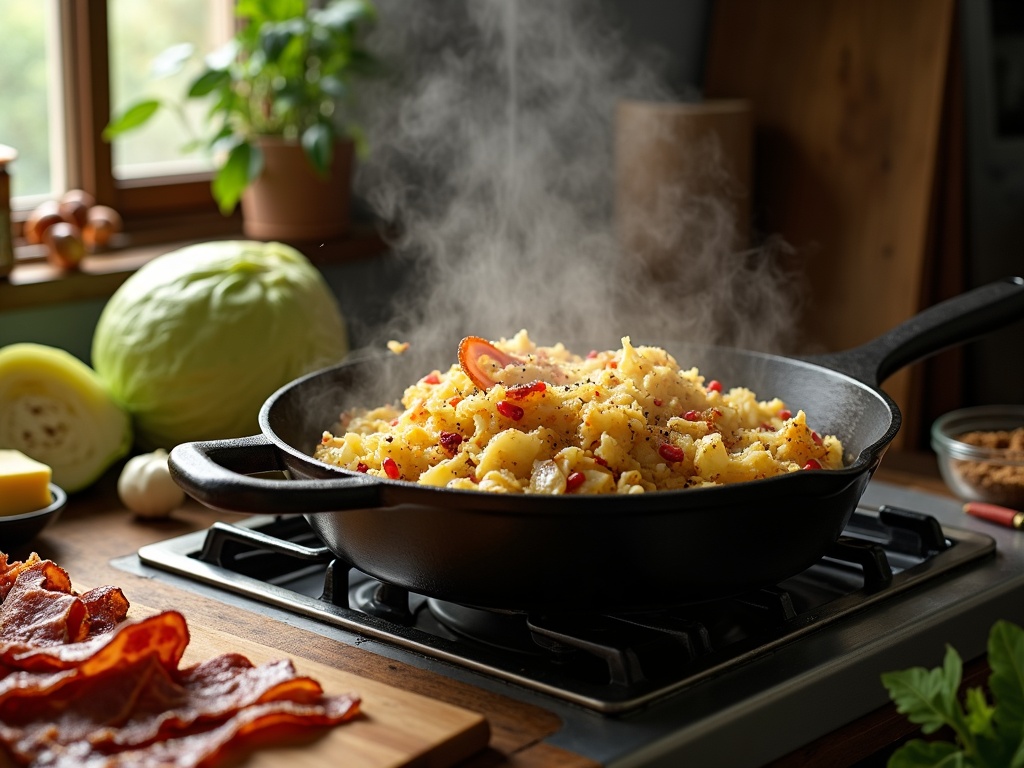 fried cabbage recipe