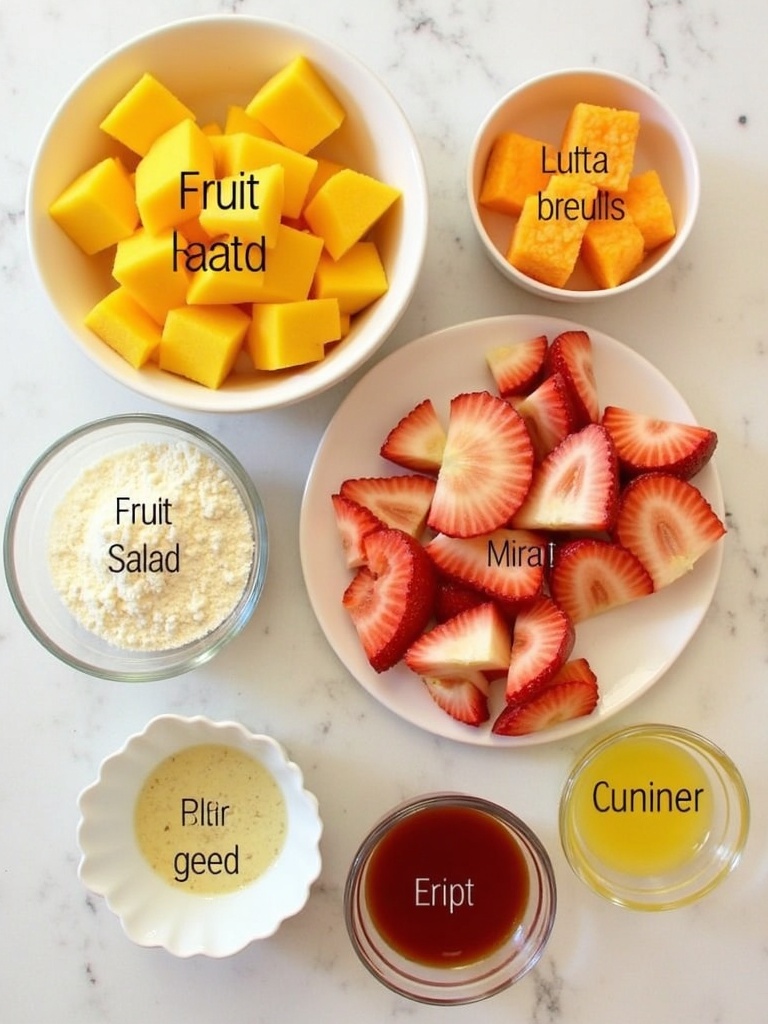 fruit salad recipe ingredients