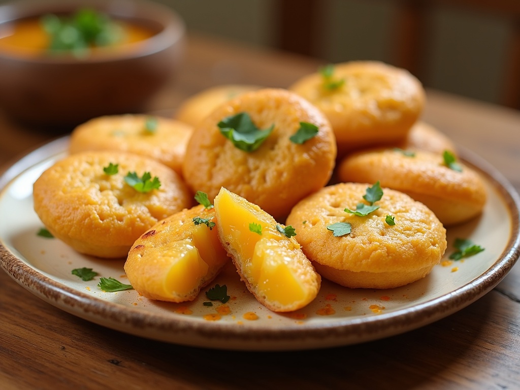 pani puri recipe plate