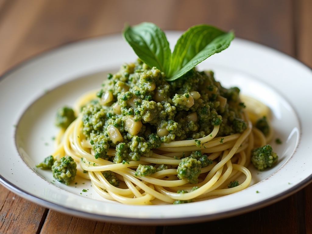 pesto recipe final plate Quick and Easy Homemade Pesto Recipe