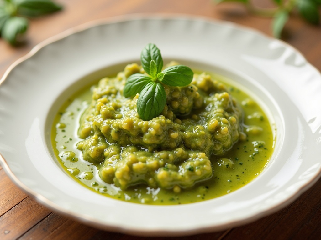Pesto Sauce Recipe Final Plate