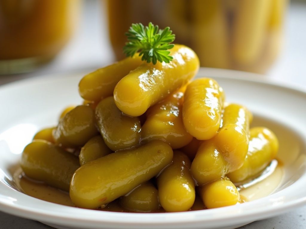 refrigerator pickles final plate Quick and Easy Homemade Refrigerator Pickles