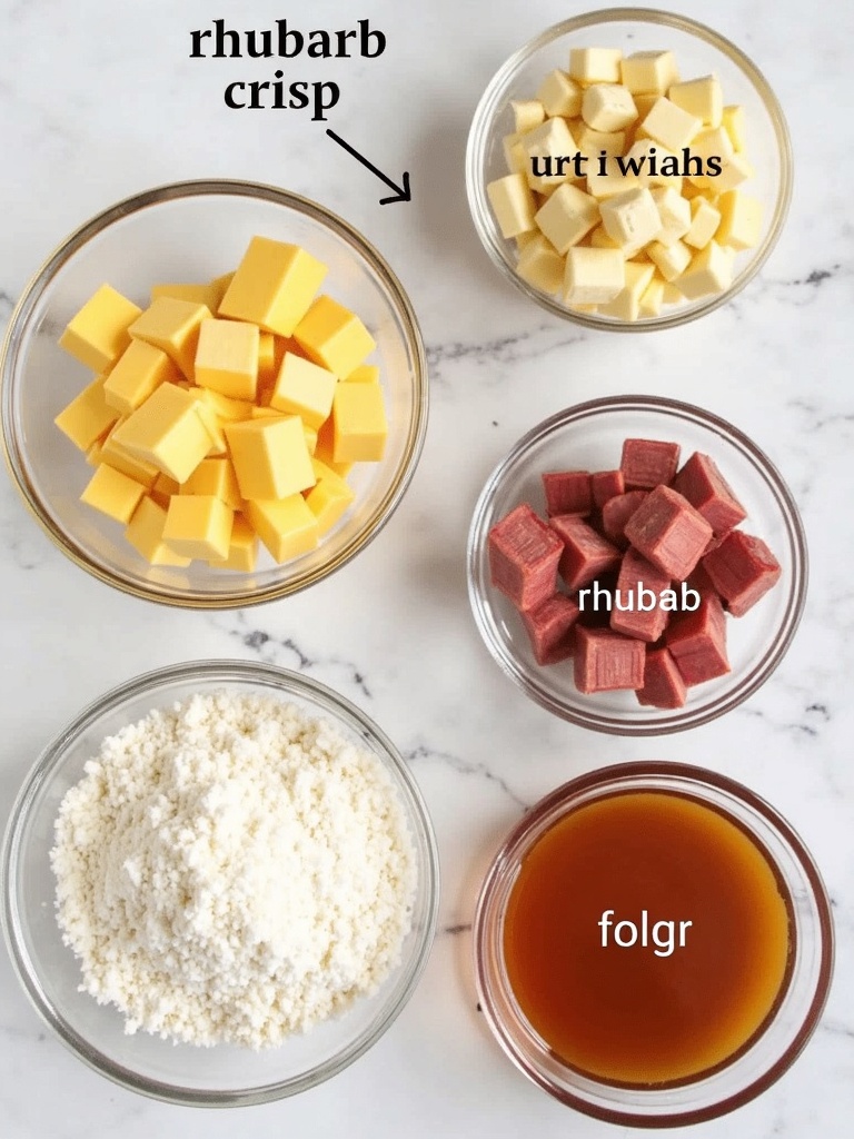 rhubarb crisp Ingredients Irresistibly Easy Rhubarb Crisp Recipe for Spring