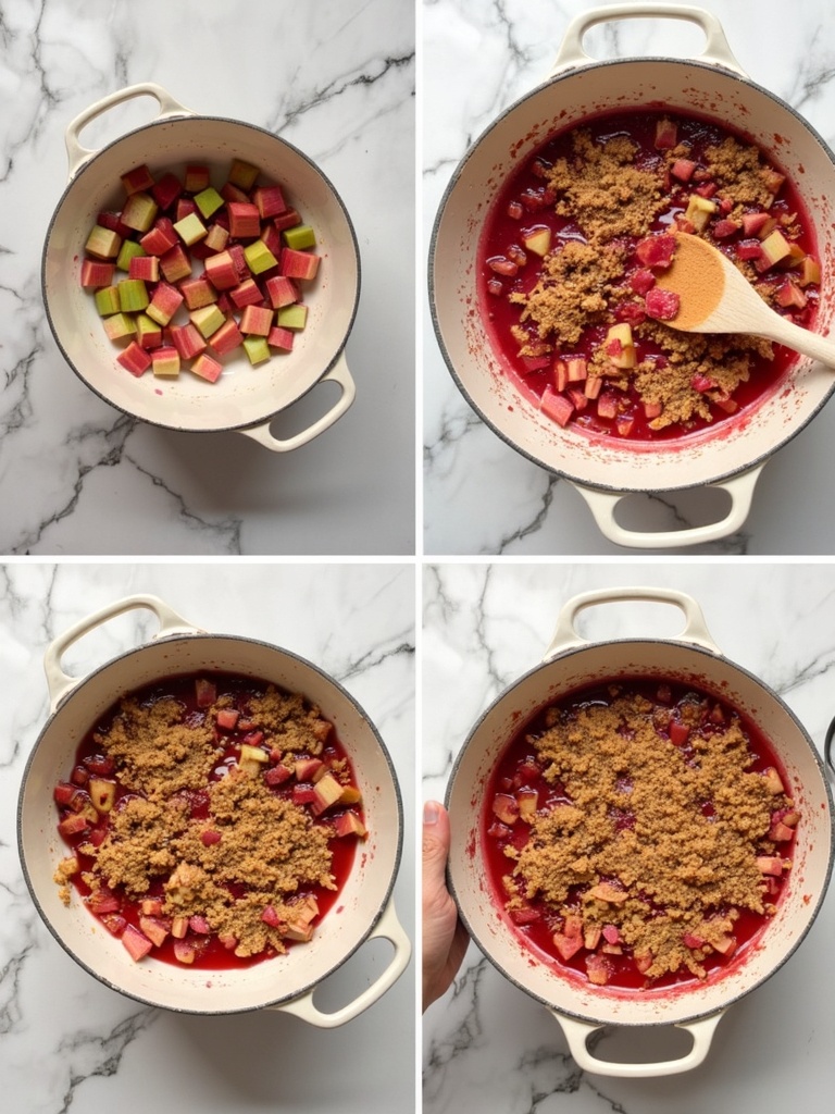 rhubarb crisp Instructions Irresistibly Easy Rhubarb Crisp Recipe for Spring