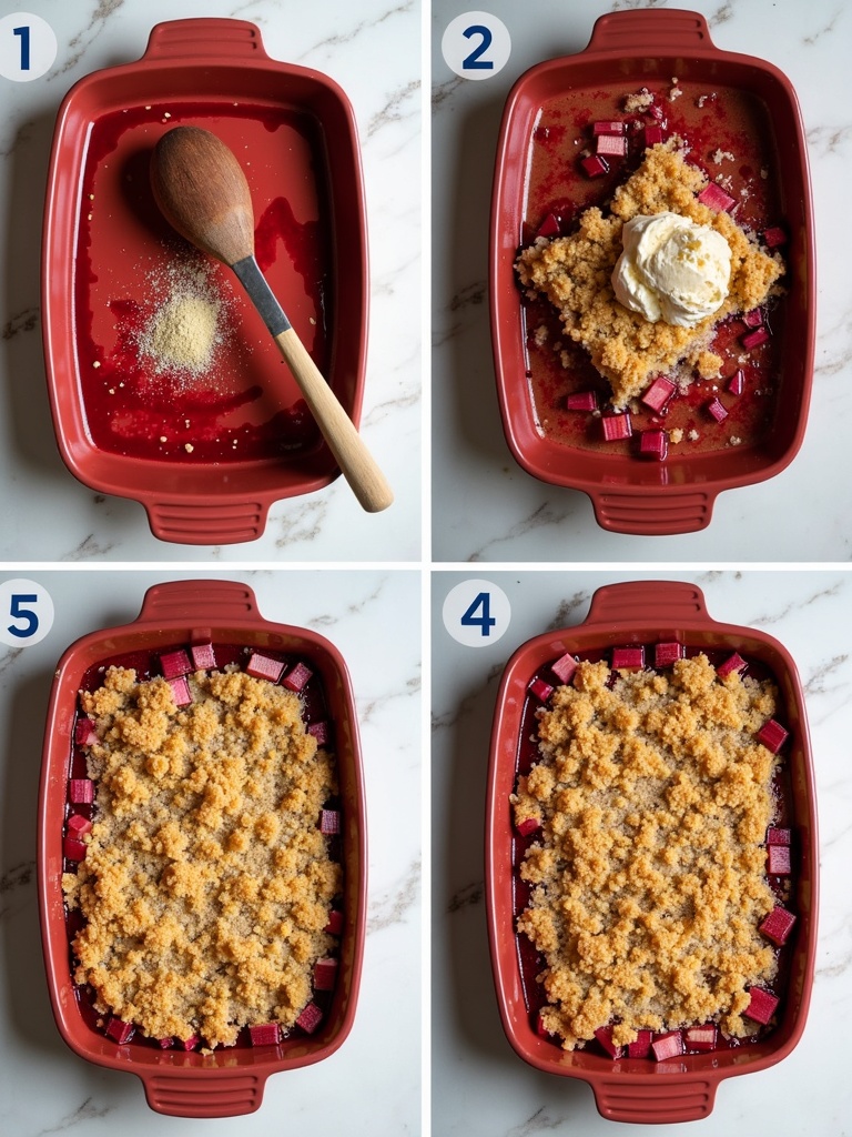 rhubarb crumble Instructions Irresistible Homemade Rhubarb Crumble Recipe