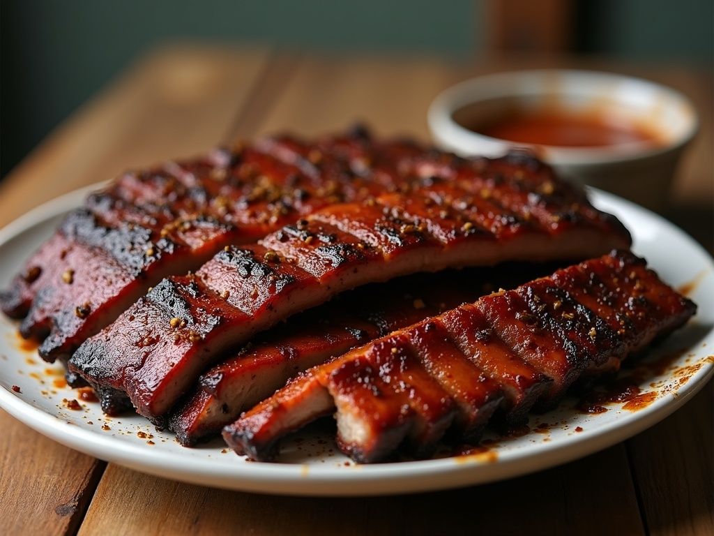 smoked ribs final plate Smoked Ribs That Fall Off the Bone: Ultimate BBQ Guide
