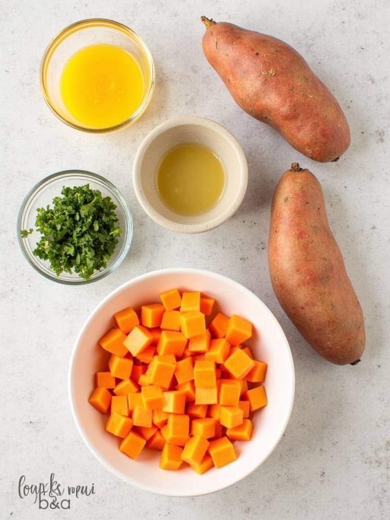 sweet potato salad Ingredients The Finest Sweet Potato Salad with Zesty Lime Dressing