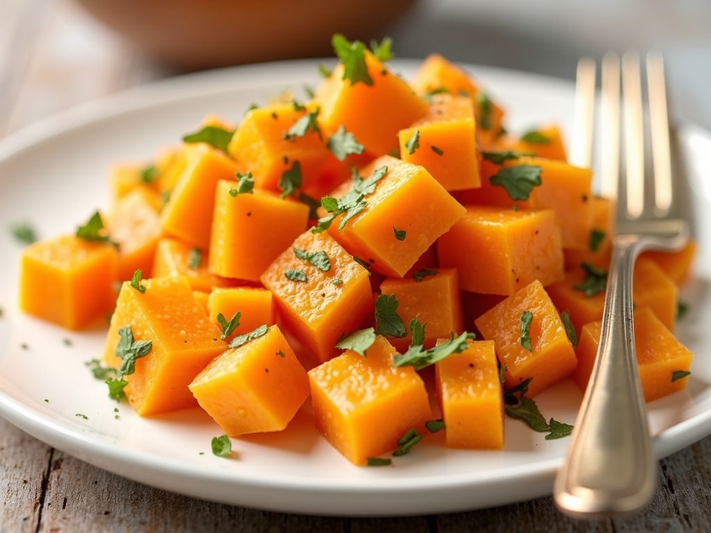 sweet potato salad final plate The Finest Sweet Potato Salad with Zesty Lime Dressing