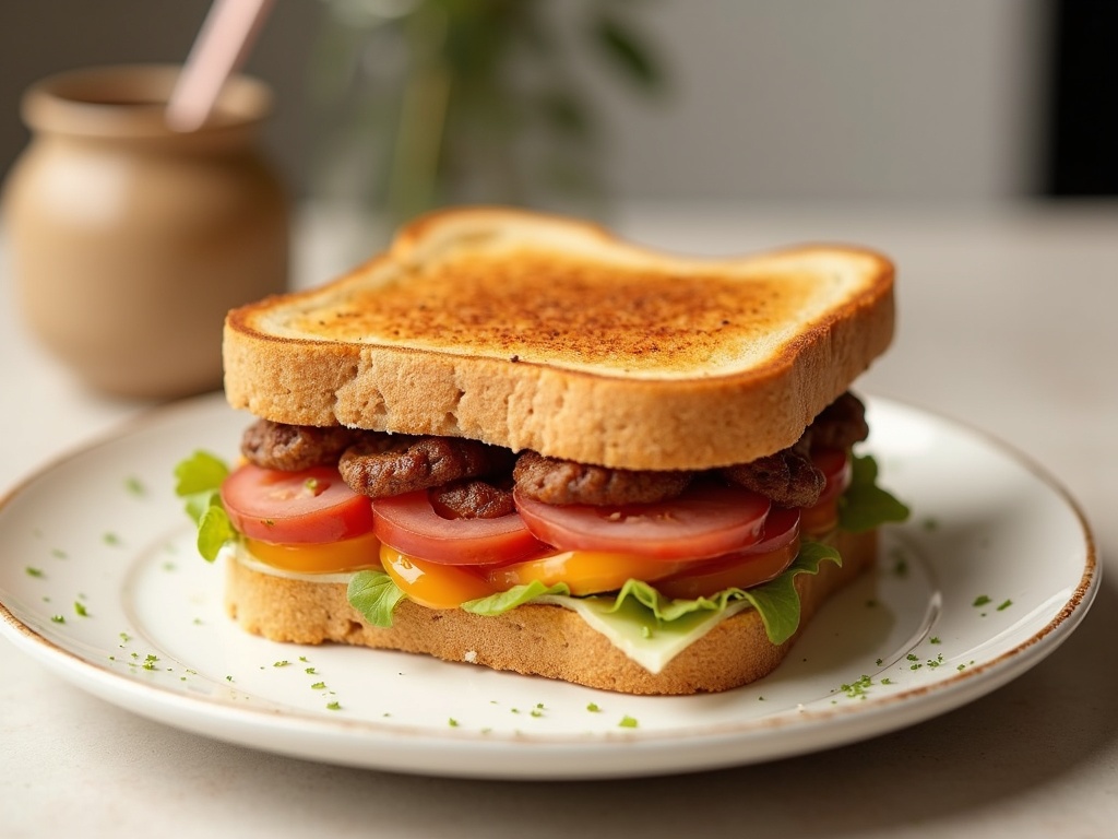 toast sandwich final plate Toast Sandwich: Simple and Budget-friendly, 5-minute meal