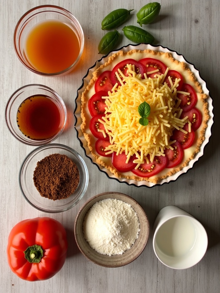 tomato pie recipe Ingredients