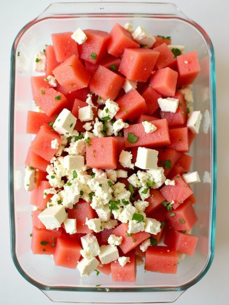 watermelon feta salad Ingredients Refreshing Summer Watermelon Feta Salad Recipe