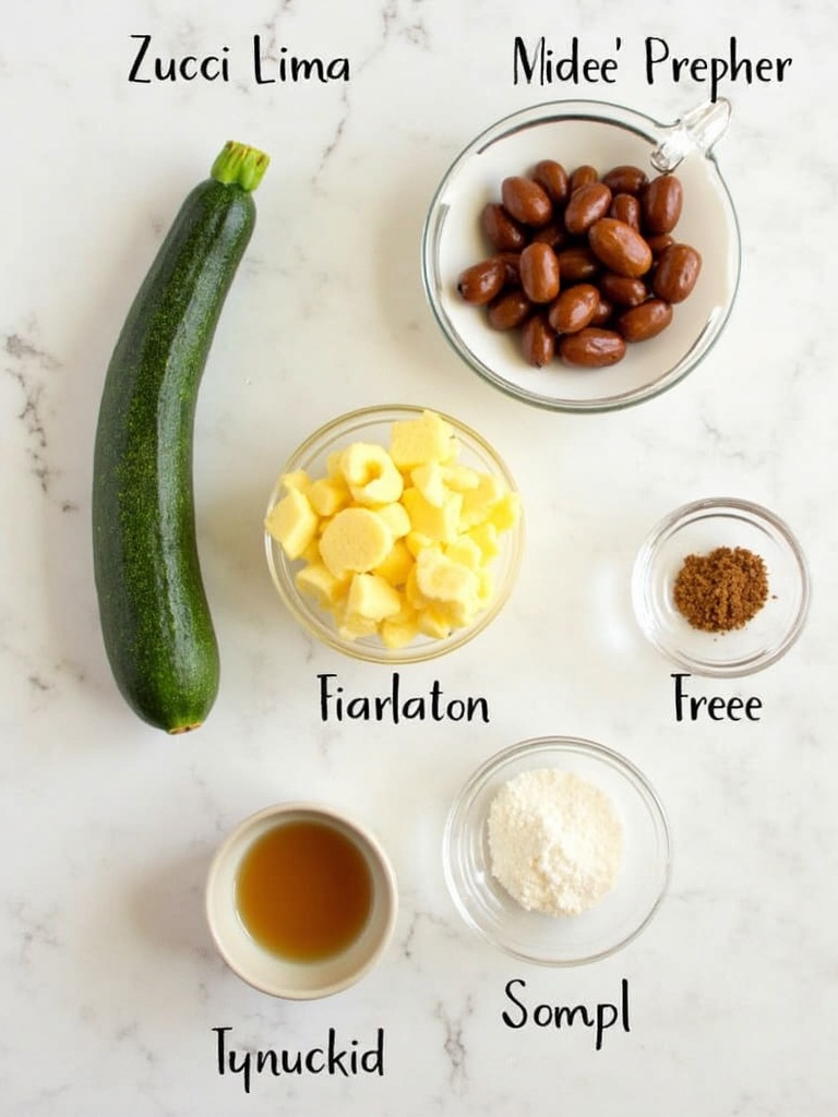 zucchini bread recipe ingredients