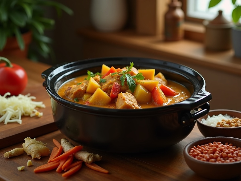 0B0LAm4yxGCtNRAxduAXq 1 Slow Cooker Chicken Curry