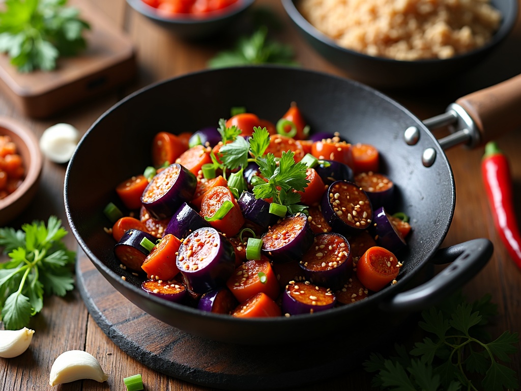 Eggplant Gochujang Stir-Fry