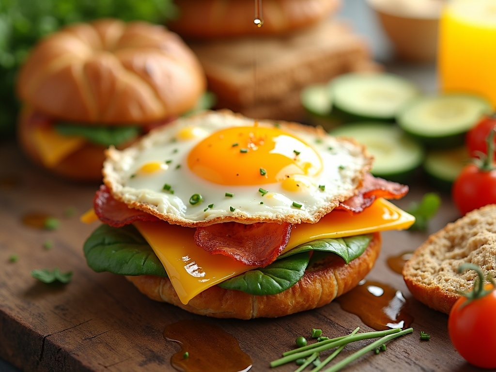 MVVRTpbnZ2fetGE2ZU51Q 1 Breakfast Sandwich