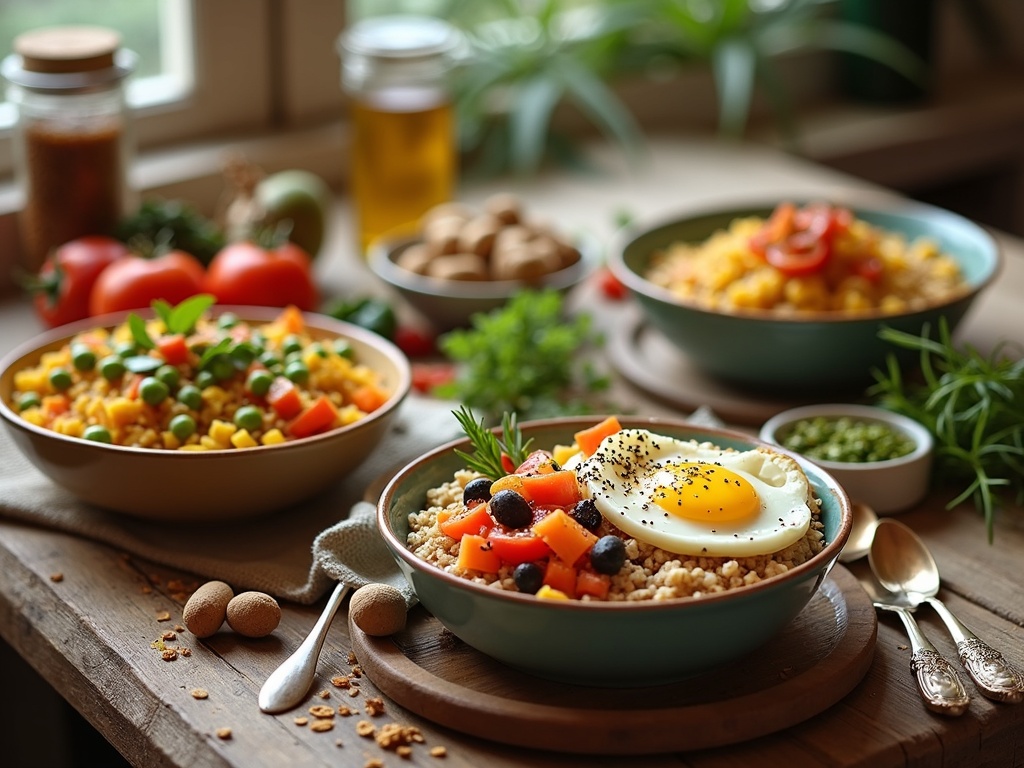 Savory oatmeal