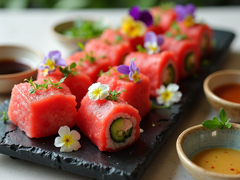 Watermelon sushi