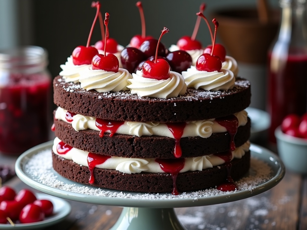 black forest gateau