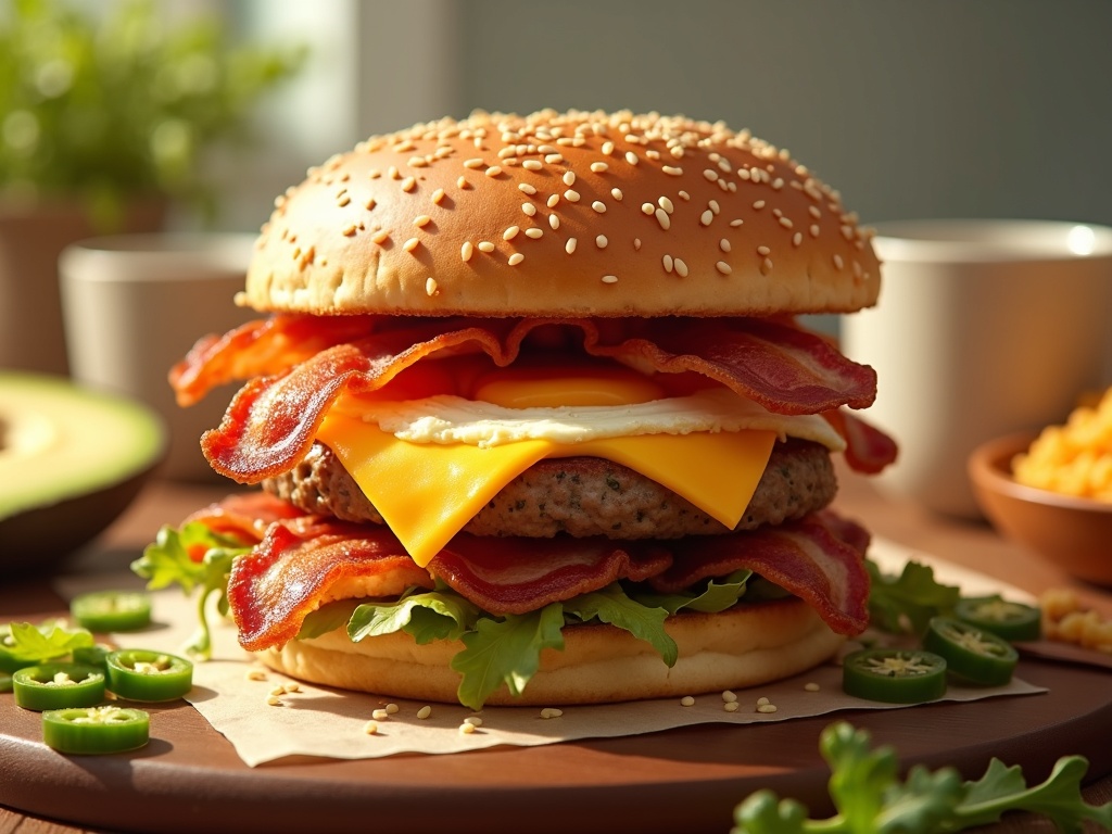 breakfast baconator