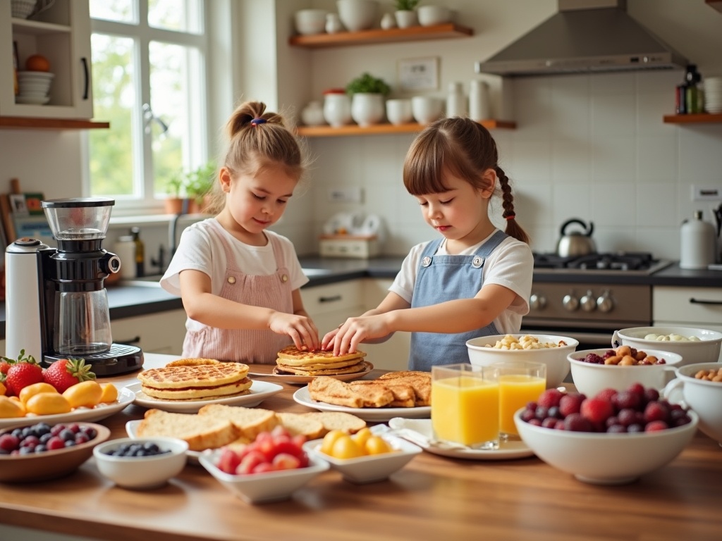 breakfast station