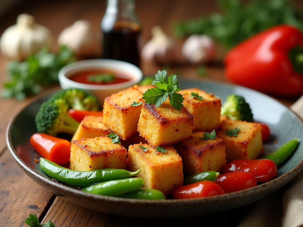 crispy tofu
