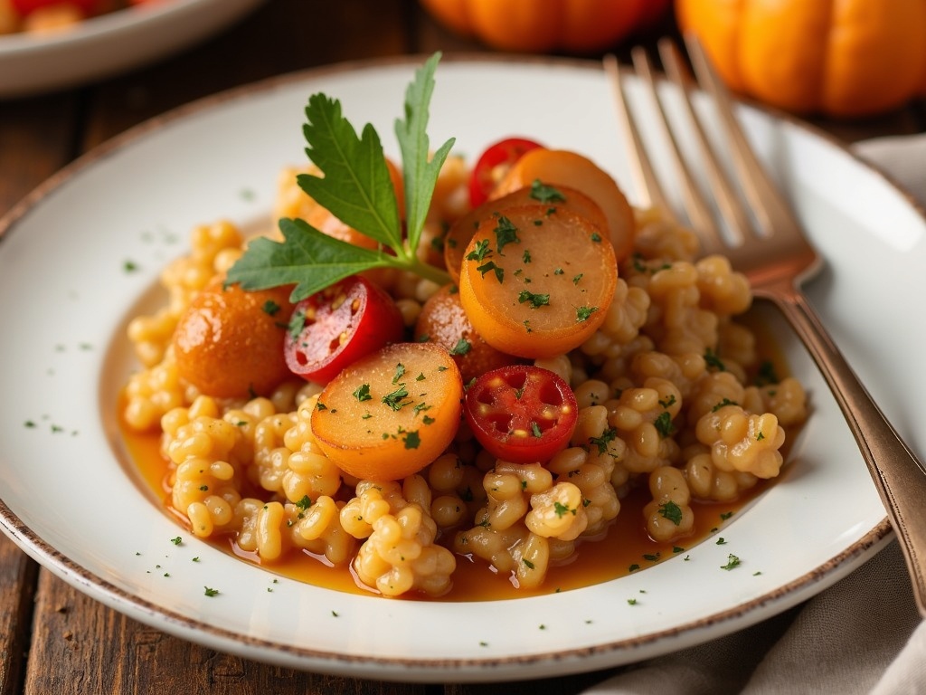 fall dinner plate