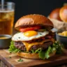 homemade burgers