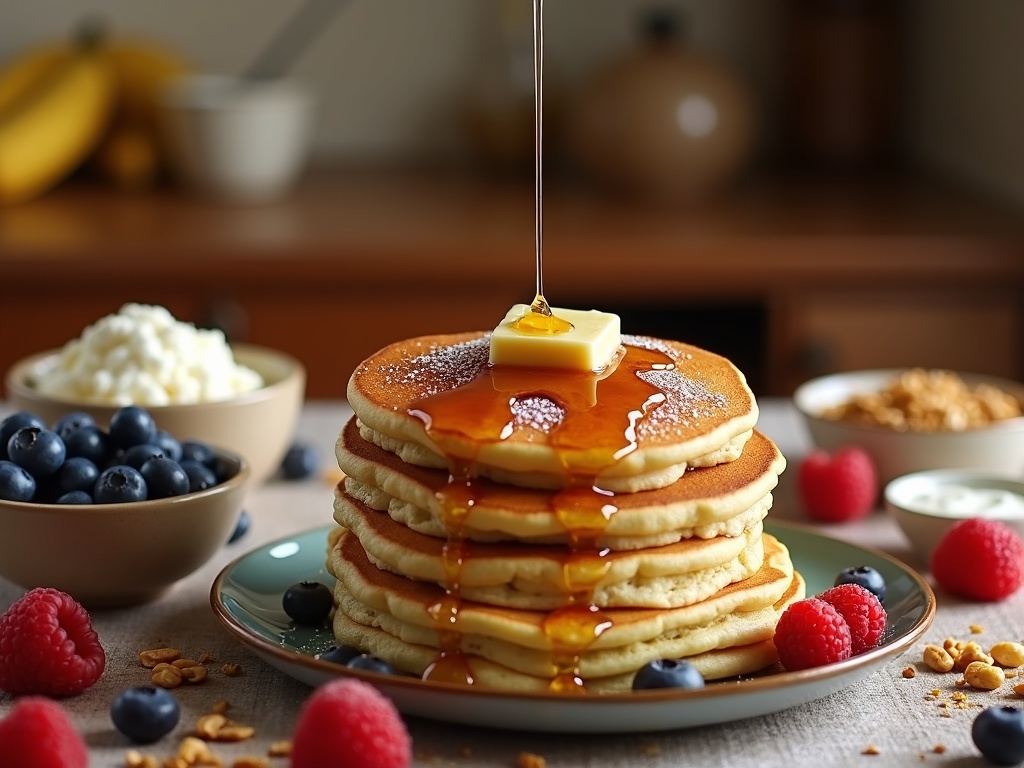homemade pancakes